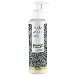 250 ml Body Wash Lemon Myrtle — Gel de ducha eficaz contra granos, puntos negros e imperfecciones con fresco aroma cítrico