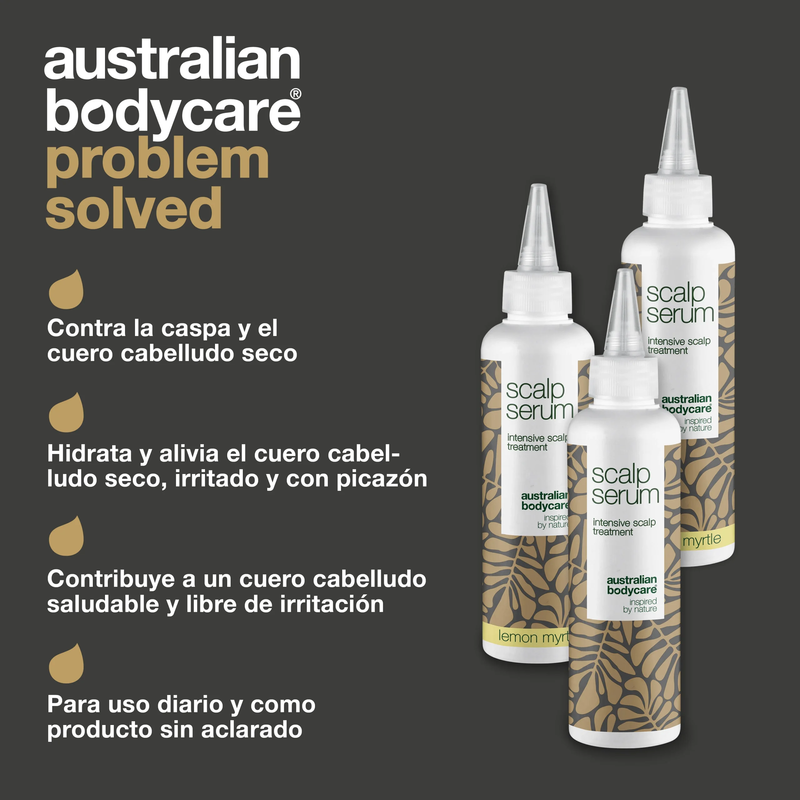 3 por 2 Sérum capilar tratamiento para el cuero cabelludo 150 ml - oferta especial — Oferta especial con 3 tratamientos para el cuero cabelludo (150 ml): Aceite de Árbol de Té & Lemon Myrtle - Imagen 3