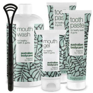 Kit de inicio – 5 productos bucales — Kit de inicio para una buena higiene bucal y cuidado de la enfermedad periodontal y hongos