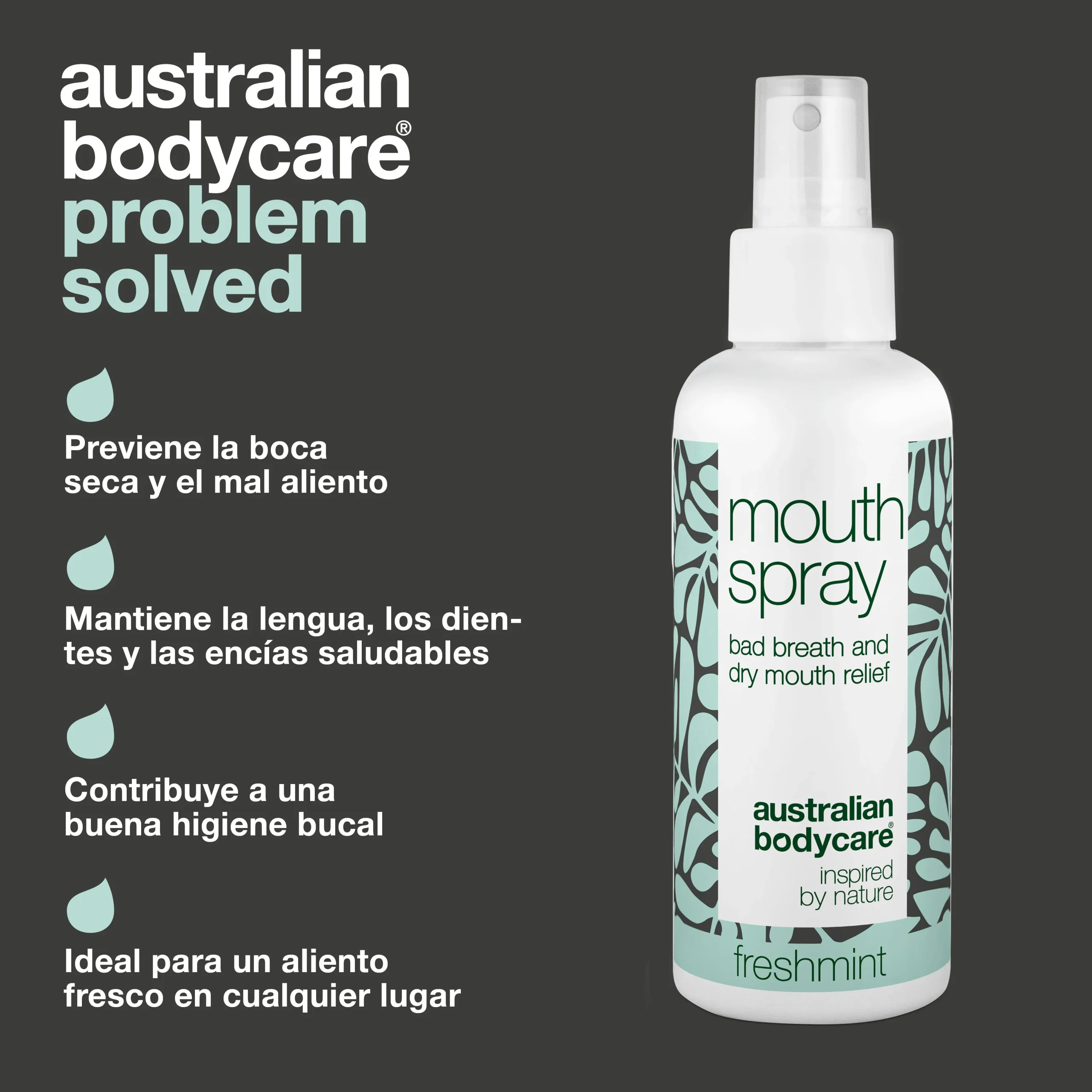 Spray bucal para boca seca y mal aliento – Frescura instantánea — Spray bucal eficaz para hidratar la boca seca y refrescar el aliento. Perfecto para el uso diario y fácil de llevar a cualquier lugar. - Imagen 3