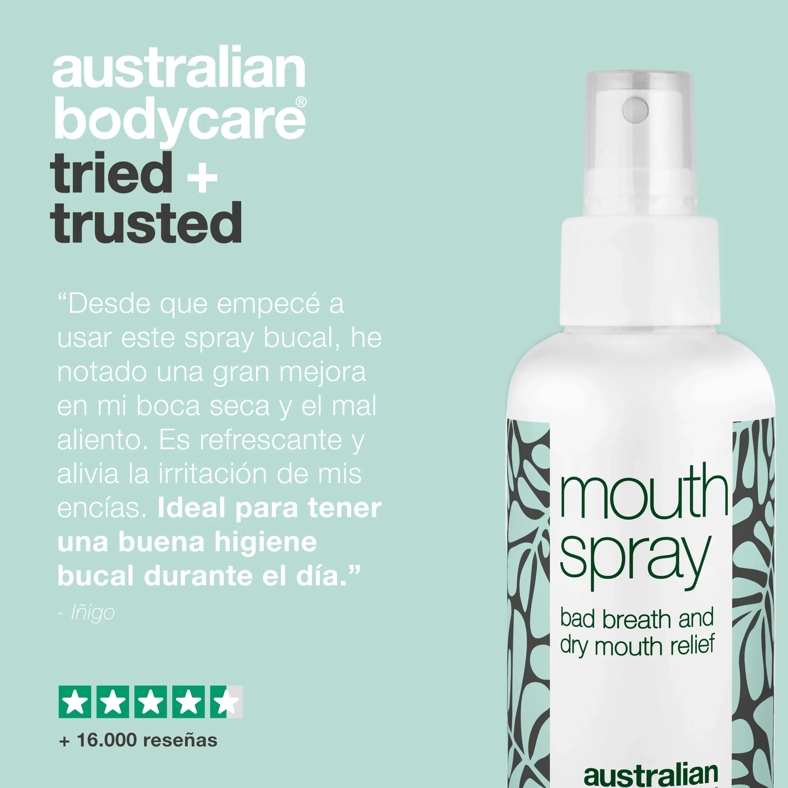Spray bucal para boca seca y mal aliento – Frescura instantánea — Spray bucal eficaz para hidratar la boca seca y refrescar el aliento. Perfecto para el uso diario y fácil de llevar a cualquier lugar. - Imagen 5