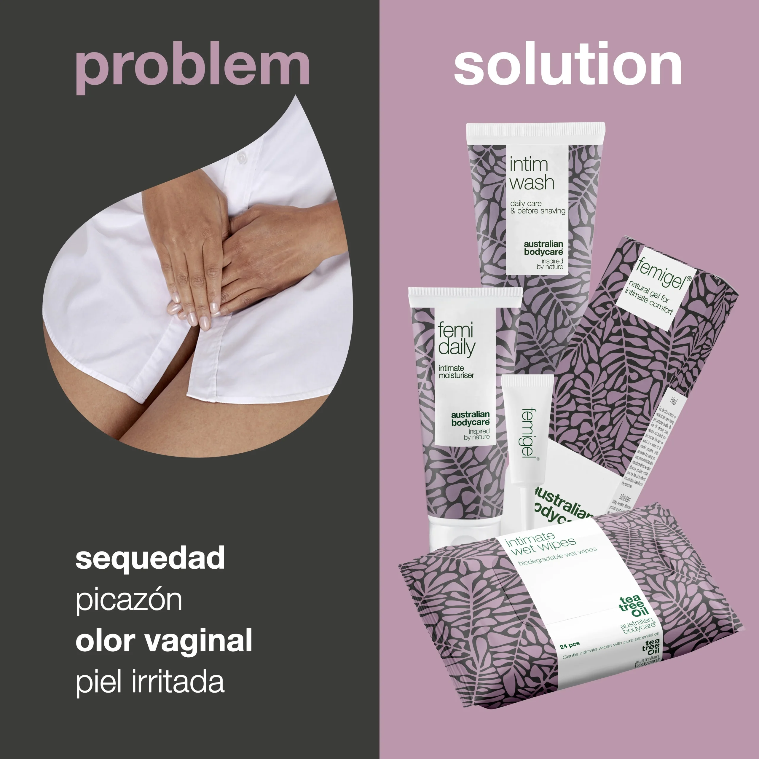 4 productos contra molestias en la zona íntima — Reduce y previene la picazón, la sequedad, el ardor y el olor