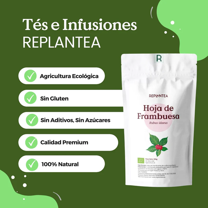 Infusión de Hoja de Frambuesa Ecológica 100g - Imagen 5