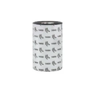 ZEBRA 01600BK15645 CINTA CERA RESINA 110mmx450m (4.33inx1476ft) 5586; Premium, 25mm (1in) , Tabletop CERA RIBBON 156MMX450M.1600 ECONOMY WAX 25MM CORE