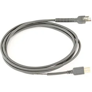 ZEBRA CBA-U21-S07ZBR 7FT STRAIGHT USB CABLE SHIELDED CONNECTOR