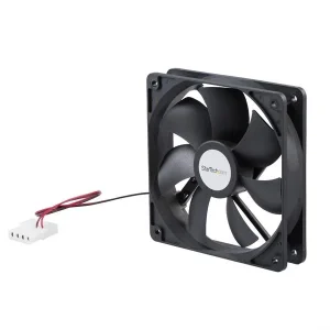 Ventilador StarTech.com con Rodamiento de Bolas Doble , 120mm, 2000RPM, Negro COMPUTADORA 120X25MM CONECTOR LP.