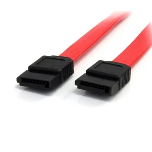 StarTech.com SATA18 Cable SATA Hembra – Hembra, 45cm, Rojo . .