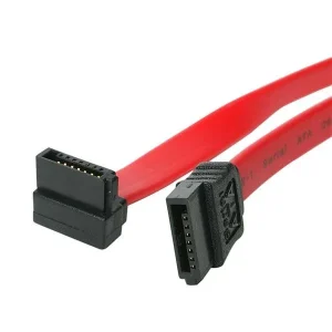 Cable SATA24RA1 SATA en Ángulo Recto Derecho, 60cm, Rojo ANGULO RECTO DERECHO ACODADO EN .