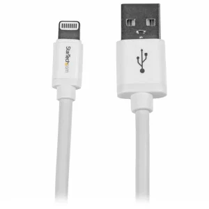 StarTech.com Cable USB A Macho – Lightning Macho, 2 Metros, USBLT2MW para iPod/iPhone/iPad IPAD IPHONE 5 A USB 2.0 BLANCO