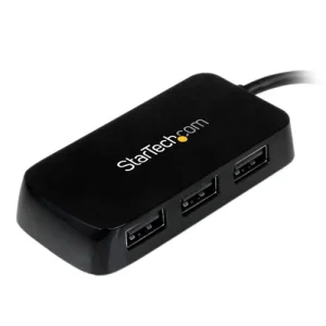 StarTech.com Adaptador Concentrador Hub USB 3.0 (5Gbps) Super Speed ST4300MINU3B para Laptop de 4 Puertos Salidas – Negro – 4 Total USB Port(s) – 4 USB 3.0 Port(s) – PC, Mac CONCENTRADOR HUB USB 3.04 PUERTOS PARA LAPTOP NEGRO .