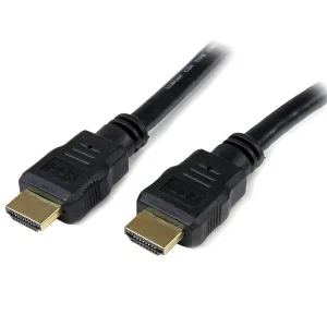 StarTech.com Cable HDMI HDMM150CM de alta velocidad 1.5m – 2x HDMI Macho – Negro – Ultra HD 4k x 2k – Cable for Proyector, Portátil, TV, Dispositivo de audio/vídeo, Consola de juegos, Grabador de vídeo digital, Reproductor Blu-ray, HDTV, Reproductor DVD – Apantallado – Oro Conector chapado – Oro Contacto chapado – 28 AWG – Negro CABLE HDMI DE ALTA VELOCIDAD1.5M 2X HDMI MACHO NEGRO .