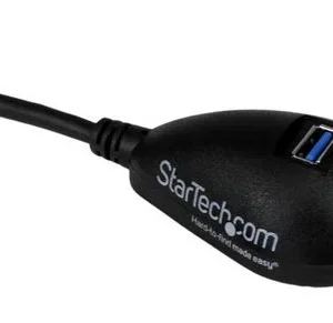 StarTech.com Cable USB3SEXT5DKB de 1.5m de Extensión USB 3.0 (5Gbps) SuperSpeed Tipo A – Macho a Hembra – Cable for Computadora de escritorio, Unidad flash, Cámara, Smartphone, Tableta, Dispositivo de almacenamiento – 5Gbit/s – Apantallado – Níquel Conector chapado – 28 AWG – Negro CABLE 1.5M EXTENSION USB 3.0TIPO A MACHO A HEMBRA .