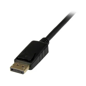 StarTech.com Cable DisplayPort a DVI DP2DVIMM6BS de 1.8m, 1080p, Cable Adaptador Conversor Activo DisplayPort a DVI-D, Cable para Monitor DP 1.2 a DVI – Cable for Dispositivo de Vídeo, TV, Portátil, Monitor, Proyector, Tarjeta gráfica, Workstation, Base de conexión – Admite hasta1920 x 1200 – Negro CABLE DE 1.8M ADAPTADOR ACTIVOEXTERNO DISPLAYPORT A DVI .