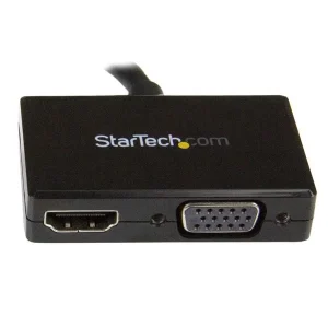 StarTech.com Adaptador DP DP2HDVGA de Audio/Video para Viajes – Convertidor DisplayPort a HDMI o VGA – 1920×1200 1080p – Negro ADAPTADOR CONVERTIDORDISPLAYPORT A HDMI O VGA