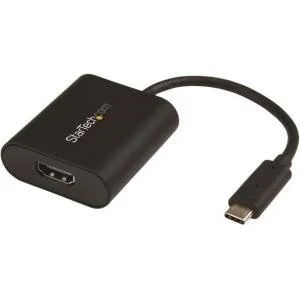 StarTech.com Adaptador CDP2HD4K60SA de Video Externo USB-C a HDMI – Convertidor USB Tipo C a HDMI 4K 60Hz con Interruptor de Modo de Presentación – 3840 x 2160 Supported – Negro ADAPTADOR VIDEO EXTERNO USBC AHDMI CON MODO PRESENTACION