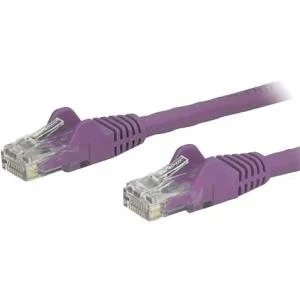 StarTech.com Cable N6PATC7MPL de Red de 7m Púrpura Cat6 UTP Ethernet Gigabit RJ45 sin Enganches – Cable for Dispositivo de red – 6Gbit/s – Cable de conexión – Oro Contacto chapado – CMG – 24 AWG – Violeta CABLE DE RED 7M PURPURA CAT6 ETHERNET GIGABIT SIN ENGANCHES