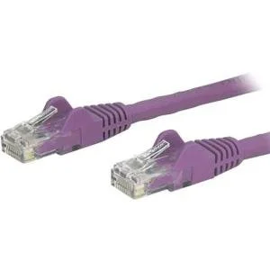 StarTech.com Cable N6PATC3MPL de Red de 3m Púrpura Cat6 UTP Ethernet Gigabit RJ45 sin Enganches – Cable for Dispositivo de red – 6Gbit/s – Cable de conexión – Oro Contacto chapado – 24 AWG – Violeta CABLE DE RED 3M PURPURA CAT6 ETHERNET GIGABIT SIN ENGANCHES