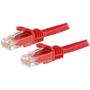 StarTech.com Cable N6PATCH14RD de Red de 4.2m Rojo Cat6 UTP Ethernet Gigabit RJ45 sin Enganches – Cable for Dispositivo de red, Workstation, Hub, Enchufe de pared, Base de conexión, Computadora de escritorio, Panel de distribución, Teléfono IP – 10Gbit/s – Cable de conexión – Oro Conector chapado – CMG – 24 AWG – Rojo CABLE DE RED DE 4.2M ROJO CAT66 ETHERNET GIGABIT SIN ENGANCHES