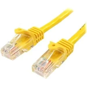 StarTech.com Cable 45PAT10MYL de Red de 10m Amarillo Cat5e Ethernet RJ45 sin Enganches – Cable for Dispositivo de red, Hub, Conmutador, Servidor de impresión, Panel de conexión – Cable de conexión – Oro Conector chapado – 24 AWG – Amarillo CABLE DE RED 10M AMARILLO CAT55E ETHERNET SIN ENGANCHE
