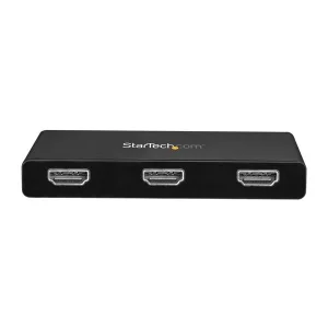 StarTech.com MSTCDP123HD Splitter Divisor USB-C a 3 Puertos HDMI, Negro .