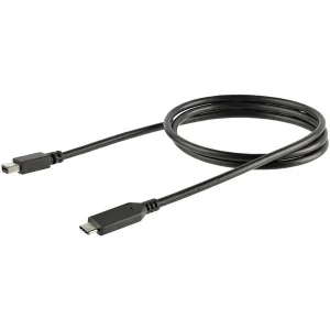 StarTech.com Cable CDP2MDPMM1MB de 1m USB-C a Mini DisplayPort – 4K 60Hz – Negro – Adaptador USB 3.1 Tipo C a mDP – Cable for Chromebook, Monitor, iMac, Portátil, MacBook, Dispositivo de audio/vídeo, TV – Admite hasta3840 x 2160 – Negro CABLE ADAPTADOR 1M USB-C AMINI DISPLAYPORT 4K60 NEGRO