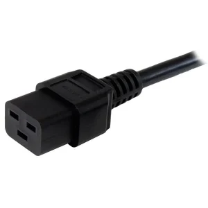 StarTech.com Cable PXT515C19143 de Poder NEMA 5-15P Macho – C19 Hembra, 90cm, Negro A C19 SERVICIO PESADO CORRIENTE PC