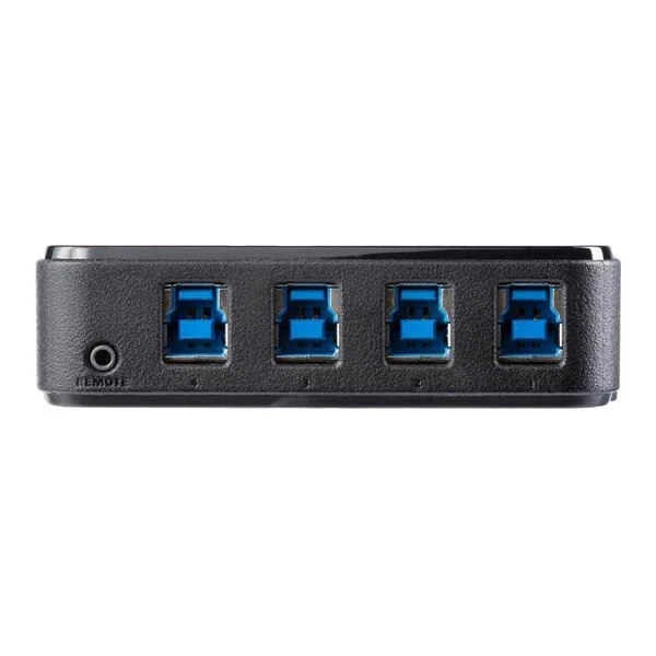 StarTech.com Switch Conmutador USB 3.0 4×4 HBS304A24A para Compartir Dispositivos Periféricos – 5Gbps – 8 Total USB Port(s) – 8 USB 3.0 Port(s) SWITCH CONMUTADOR USB 3.04X4 PARA COMPARTIR PERIFERICOS