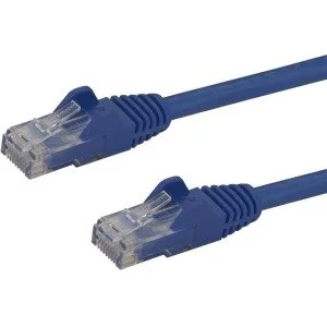 StarTech.com N6PATC1MBL Cable Patch Cat6 UTP sin Enganches RJ-45 Macho – RJ-45 Macho, 1 Metro, Azul RJ45 SNAGLESS GIGABIT AZUL