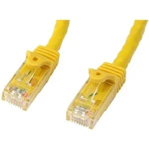 Startech.com N6PATC2MYL Cable Patch Cat6 UTP sin Enganches RJ-45 Macho – RJ-45 Macho, 2 Metros, Amarillo CAT6 ETHERNET RJ45 SNAGLESS