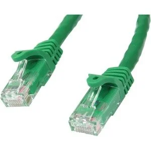 StarTech.com Cable N6PATC50CMGN de 0.5m Verde de Red Gigabit Cat6 Ethernet RJ45 sin Enganche – Snagless – Cable for Dispositivo de red – 6Gbit/s – Cable de conexión – Oro Contacto chapado – 24 AWG – Verde CABLE 0.5M VERDE RED GIGABITCAT6 ETHERNET RJ45 SNAGLESS