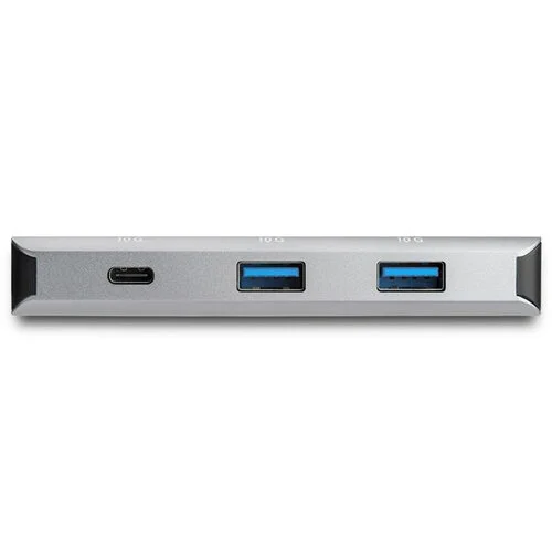 Adaptador HUB USB-C – 3 USB 3.1 – 1 USB-C – 10Gbps – Negro/Gris 3X USB-A Y 1X USB-C – 10GBPS