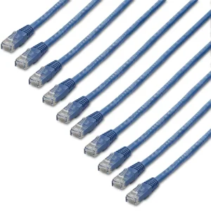 Cable StarTech.com Patch Cat6 UTP Moldeado RJ-45 Macho – RJ-45 Macho, 1.8 Metros, Azul – 10 Piezas 1.8M – PACK C6PATCH6BL10PK DE 10 – MOLDEADO