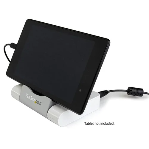 StarTech.com Concentrador USB 3.0 ST4300U3C1 de 3 Puertos – Hub con Puerto de Carga Rápida (2.1A) y Base para Laptops y Tablets con Windows – Capacidad de carga – Capacidad de Sincronización – USB 3.0 – 4 x USB – Blanco, Plata CONCENTRADOR USB 3.0 3 PUERTOSHUB CON PUERTO D CARGA RAPIDA PROMO - Imagen 3
