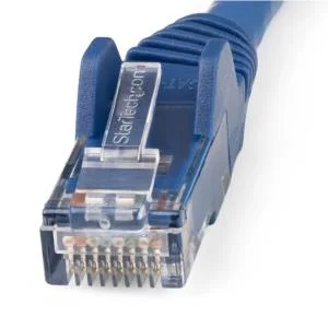 CABLE ETHERNET CAT 6 StarTech.com N6LPATCH2MBL DE 2M LSZH PATCH UTP SIN ENGANCHES AZUL
