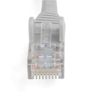 CABLE ETHERNET CAT 6 StarTech.com N6LPATCH2MGR DE 2M LSZH PATCH UTP SIN ENGANCHES GRIS