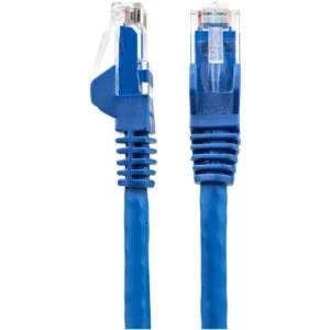 CABLE ETHERNET CAT 6 StarTech.com N6LPATCH50CMBL DE 50CM LSZH PATCH UTP SIN ENGANCHES AZUL