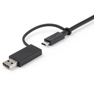 CABLE USB TIPO C StarTech.com USBCCADP DE 1M CON ADA PTADOR USB-A PARA DOCKS HíBRIDAS