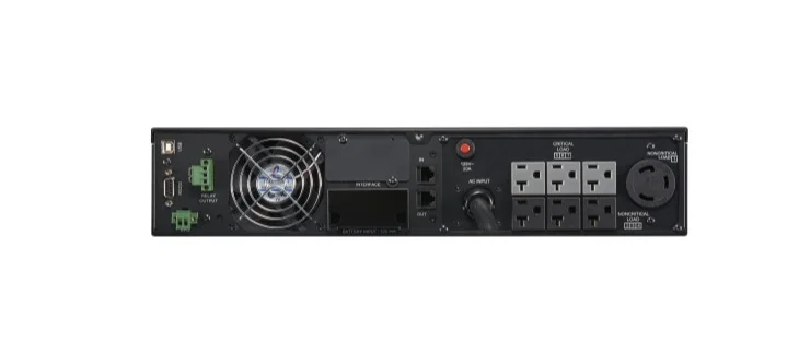 UPS en línea de doble conversión – 2.20kVA – 2U Rack/Torre – 4Hora(s) Recharge – 6.50Minuto(s) Stand-by – 120 V AC Entrada – 100V AC, 110V AC, 115V AC, 120V AC, 125V AC Salida – 6 x NEMA 5-20R, 1 x NEMA L5-20R – Puerto Serial NOBREAK UPS OL2200.2200VA/1800W.LCD.ONLINE.SENOID.120
