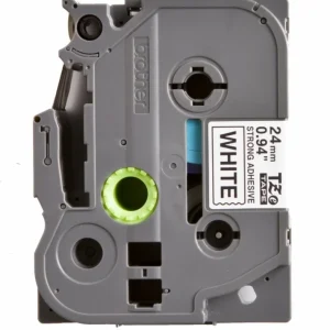 CINTA Brother TZES251 NEGRO SOBRE BLANCO 24MM X 8M ADHESIVO IND EXTRA FUERTE CINTA NEGRO SOBRE BLANCO 24MMX 8M ADHESIVO IND EXTRA FUERTE