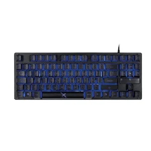 TECLADO Xzeal Gaming XSATGA1B GAMER XZEAL STARTER /ALAMBRICO/MEMBRANA ANTIGHOSTING/LED/87 TECLAS USB TECLADO XZEAL STARTER MEMBRANAANTIGHOSTING LED 87 TECLAS USB