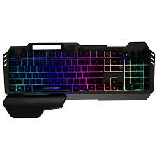 Teclado Perfect Choice V-930617 Gamer Alámbrico Iluminación RGB Programable Holder | VORTRED TECLADO GAMING RGB PROGRAMABLEDE MEMBRANA – HOLDER