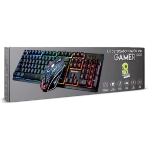 TECLADO 458977 COMBO USB ILUMINADO NEG RO TECLADO COMBO USB ILUMINADO NEG RO - Imagen 5