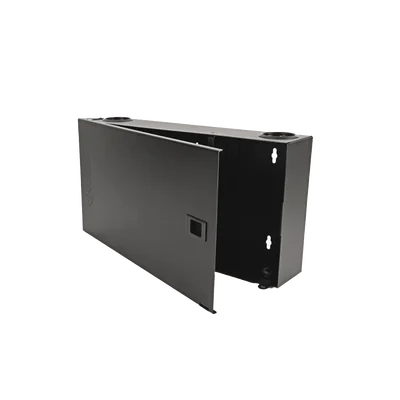 (LVW-F4-01) SIEMON FIBER, ENCLOSURE, LIGHTVERSE, WALL MOUNT, FIXED ACCESS, 4 OPENINGS, BLACK