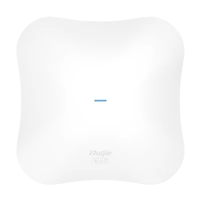 Punto RUIJIE RG-RAP73PRO de Acceso Mesh Wi-Fi 7 para Alta Densidad, Tri-banda hasta 600 Usuarios, ancho de banda de hasta 13 Gbps , interior con puerto 2.5Gb y SFP+ 10G, 802.11 BE14000 MU-MIMO 8×8