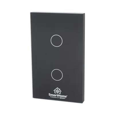 (Wifi) Apagador switch inalámbrico WIFI, control SMARTHOME BY EPCOM SHS412W de 2 regresos de carga, 110V - Imagen 4