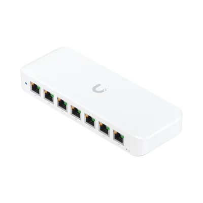 UniFi Switch Ultra 60W Administrable / 8 puertos GbE / (1) puerto POE++ IN opcional y (7) puertos POE+/ Wattaje depende UBIQUITI USW-ULTRA-60W de fuente o POE IN / Incluye fuente AC hasta 62W para POE