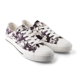 Zapatillas de lona alegres Manchas en blanco y negro