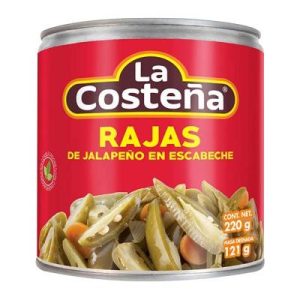 Chiles Jalapeños En Rajas La Costeña 800 G