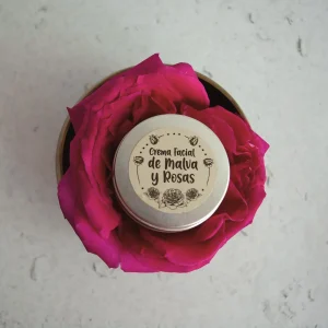 Crema facial de Malva y Rosas